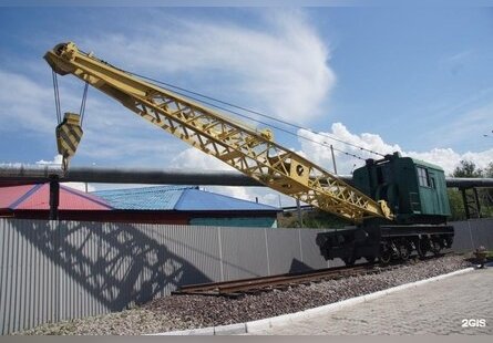 Паровой кран-памятник ПК-30 4470 